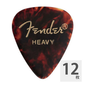 フェンダー ギターピック 12枚 セット ヘビー 351 Shape Classic Picks Shell Heavy Fender