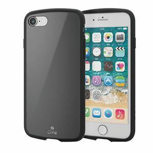 【新品】エレコム iPhone SE 第3世代 ハイブリッドケース TOUGH SLIM LITE ブラック PM-A22STSLBK