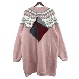 UNDERCOVER × EVANGELION　 21AW EVANGELION CARDIGAN Pink Base ニット カーディガン　 8056000143867