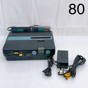 3SB72 SHARP twin FAMICOM シャープツインファミコン AN-505-BK ゲーム機 テレビゲーム 昭和レトロ 中古 現状品 動作未確認