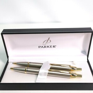 【箱付】PARKER 2点まとめて パーカー IM アイエム ボールペン インク有 シャープペンシル シャーペン 矢羽クリップ 