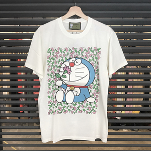 【新品未使用】グッチ ドラえもんコラボ 半袖Tシャツ アイボリー 615044 レディース XS 07629