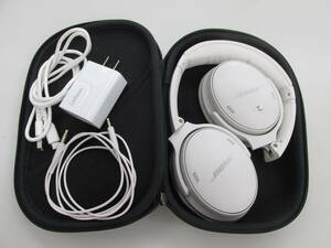 ◆ BOSE ボーズ QC45 QuietComfort 白系色 Bluetooth Wireless ワイヤレス ヘッドフォン ヘッドホン /6656SA-G