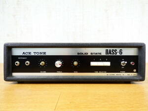 ACE TONE ベースアンプ SOLID STATE BASS-6 音響機器 機材 ※現状渡し/音出しOK！ @120 (4)