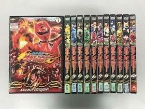 獣拳戦隊ゲキレンジャー 【レンタル落ち】全12巻セット(中古 未使用品)　(shin