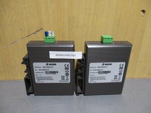 中古 MISUMI IESH-MB205-R 5/8ポートギガビットアンマネージド産業用スイッチングハブ 2個(R50913BXC021)