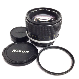 1円 Nikon NIKKOR 85mm 1:1.4 カメラレンズ Fマウント マニュアルフォーカス