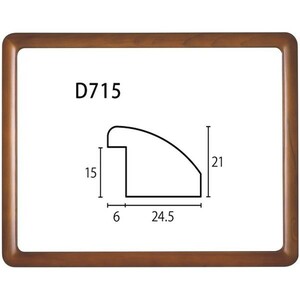 水彩用額縁 木製フレーム D715 アクリル付 F10号