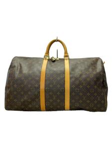 LOUIS VUITTON◆キーポル55_モノグラム・キャンバス_BRW/PVC/BRW