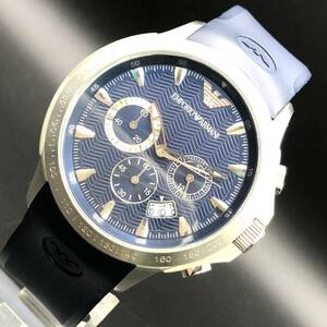 ◆時計◆『WH-11466』★EMPORIO ARMANI(エンポリオ アルマーニ)★AR-0649★クロノグラフ50m★稼働品★