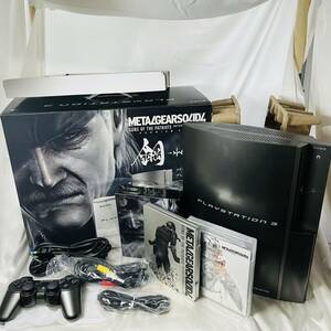 ★1円～ 美品 限定 動作品 SONY PS3 CECHH00 MG 40GB 本体 メタルギアソリッド4 プレミアムパック METAL GEAR SOLID GUNS OF THE PATRIOTS