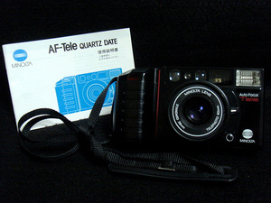 m56229999 撮影可 minolta ミノルタ AF-Tele QD konica 昭和レトロ vintage camera from japan 駄カメラ フィルムカメラ トイカメラ カメラ