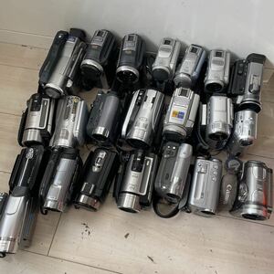 Panasonic ビデオカメラ SONY Canon HITACHI Victor大量22個セット★ジャンク品 