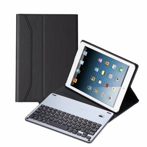 【ブラック】iPad Pro 9.7キーボードケース Bluetooth ワイヤレスキーボード 分離可能 iPad/iPad9.7/iPad Pro 9.7/Air2/Air対応