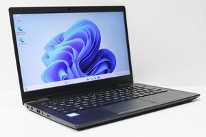 1円スタート ノートパソコン Windows11 東芝 dynabook G83 第8世代 Core i5 8250U SSD256GB メモリ8GB Windows10 カメラ 13.3インチ 薄型