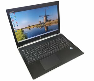 【すぐ使える!やや美品】HP Probook 450 G5 Core i5-7200U (2.5GHz) / 8GB / SSD / W11p / Office2019