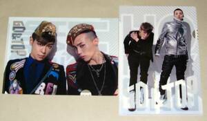 〓 GD&TOP クリアファイル2種セット[Oh Yeah] G-DRAGON・T.O.P/BIGBANG