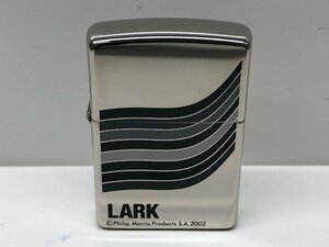 3【未使用】ラーク　LARK　ZIPPO　ジッポ　オイルライター　喫煙具　喫煙グッズ 　コレクション　本体のみ　火花確認済み