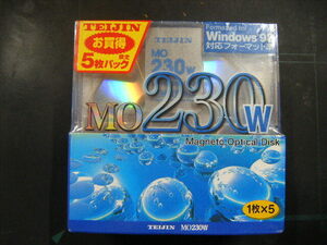 新品 未開封　TEIJIN MOディスク 230W mo230w