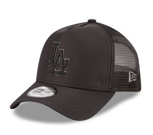 LA ドジャース MLB ★ New Era 黒 メッシュ キャップ A