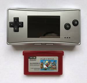 Nintendo GAME BOY micro OXY-001 ゲームボーイミクロ ・スーパーマリオブラザーズ HVC-SM ゲームボーイアドバンス 動作未確認