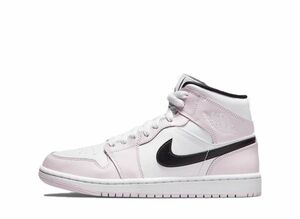 Nike WMNS Air Jordan 1 Mid "Light Violet/White/Black" 23.5cm BQ6472-500