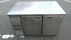 フクシマ コールドテーブル 冷蔵庫 YRW-K120RM-F 中古 2012年製 W1200×D750×H800 パッキン交換必要【KSF388】