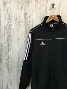 734☆【COMBAT SPORTS トラックジャケット】adidas アディダス ジャージ 黒 M