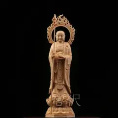 稀少珍品  鎮宅辟邪  木彫仏像  地蔵菩薩立像  極上品  仏教美術