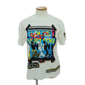 【名古屋】ルイヴィトン LVジャズフライヤー Tシャツ RM231M Sサイズ ホワイト 白 アパレル 服 ファッション メンズ