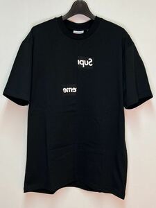 Supremeシュプリーム × COMME des GARCONS SHIRT コムデギャルソンシャツ2018AW Split Box Logo Tee スプリットロゴ Tシャツ