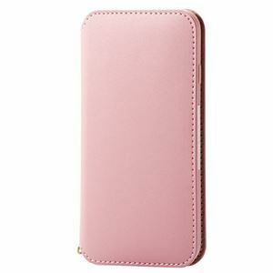 【新品】エレコム iPhone SE 第3世代 レザーケース 手帳型 NEUTZ 磁石付 ピンク PM-A22SPLFY2PN