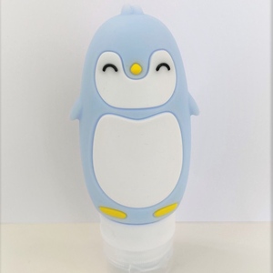 ペンギン 詰め替えボトル 90ml 容器 チューブ 漏れ防止 シリコン 旅行 軽量 かわいい 動物 アニマル 送料無料