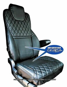 ジェットイノウエ シートカバーCOMBI 運転席用 (黒/黒糸) ISUZU NEWギガ H19.4~H27.10 1個入り