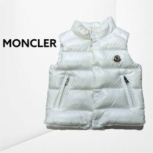 国内正規品 MONCLER モンクレール 22SS BERNARD ベルナード ロゴワッペン ナイロン ダウンベスト ベビー 1A527-00-68950