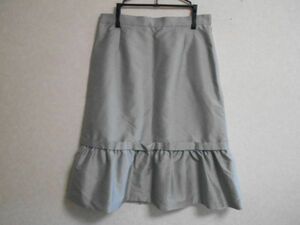 美品★クレージュ★裾ギャザースカート＊グレー＊size38