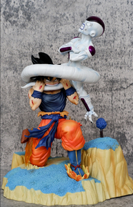 ■ ドラゴンボール ☆【孫悟空 VS フリーザ 】■ 約26cm 1.6kg 海外限定 漫画風 PVC 箱なし