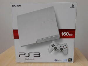 24929 中古品 SONY ソニー PlayStation3 プレステ プレイステーション3 CECH-3000A 160GB クラシックホワイト 本体 箱セット 通電確認済