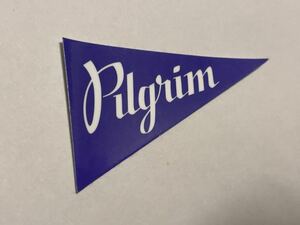 非売品ノベルティー Pilgrim surf supply ピルグリム サーフ ネイビー ステッカー サーフィン BEAMSビームス シール　パープル