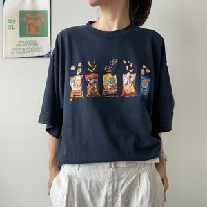 GF227 Tシャツ GRAB アメリカお菓子 チップス スナック プロモT