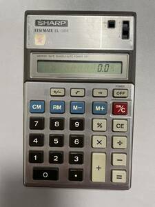 SHARP 電卓 ELSI MATE EL-306　昭和レトロ　ジャンク品