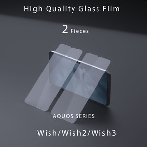 AQUOS wish3 フィルム SHM25 保護フィルム A302SH SH53D 強化ガラス A303SH wish2 SH51C A204SH wish SHM20 耐衝撃 透明 人気 送料無料 安