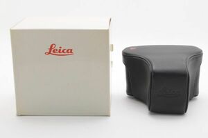 #2323◆送料無料◆Leica ライカ M6 カメラ ケース 14505 本革 レザー Black ブラック 型押し文字 元箱