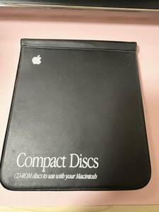Apple アップルロゴ付き CDケース 　レトロ