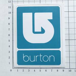 BURTON SNOWBOARDS TRADEMARK SKYBLUEステッカーバートン スノーボード トレードマーク スカイブルーステッカー