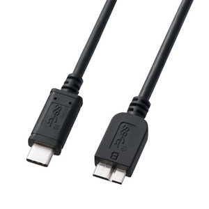 USB3.1 Gen2 Type C-microBケーブル ブラック 1m USB3.2 Gen2 USB3.1 Gen2/USB3.0 認証取得品 KU31-CMCB10 サンワサプライ 送料無料 新品