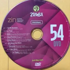 ジャンク品　ZUMBA  ZIN54  DVD