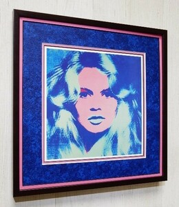 ブリジット・バルドー/アンディ・ウォーホル/額装品/Brigitte Bardot/Andy warhol/Pop Art/Framed Andy Warhol/ポップアート/壁飾り