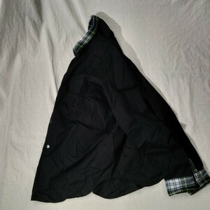 COMME des GARCONS HOMME PLUS　コムデギャルソンオムプリュス　AD2011　コットン　ブラック　黒　ロングスリーブ　長袖　襟カフチェック　