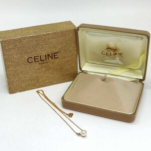 CELINE(セリーヌ)箱付き!!《K18(750) アコヤ本真珠ネックレス》A 約3.0g 約40cm pearl パール necklace ジュエリー jewelry EB3/EB3
